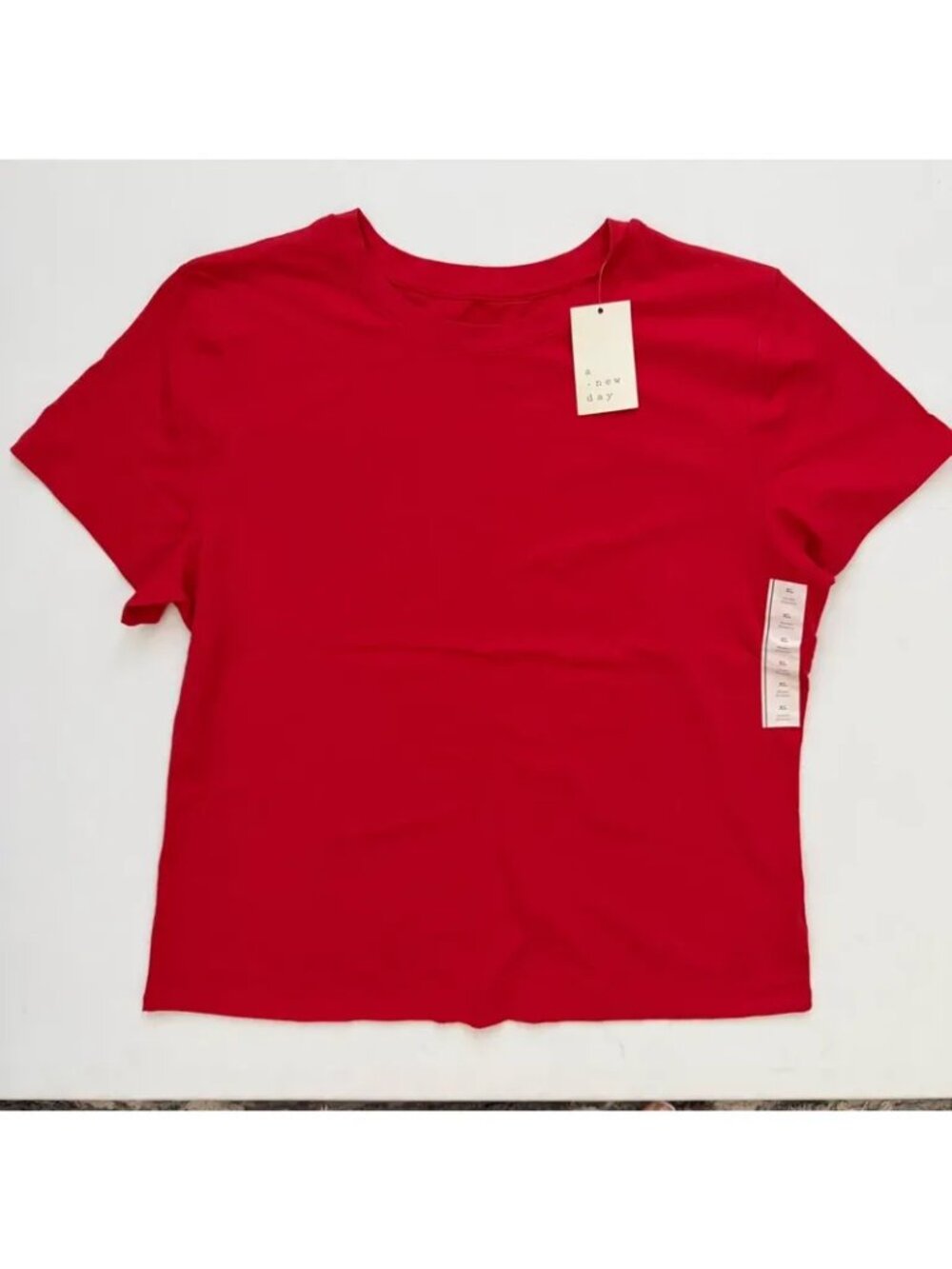 A New Day Women’s Red Short Sleeve Tee Size XL